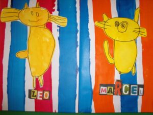 La couverture du 2ème cahier de vie en MS